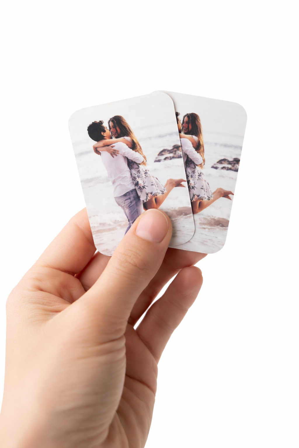 Deine Momente, überall dabei 12 individuelle Foto-Aufkleber 5 × 5 cm