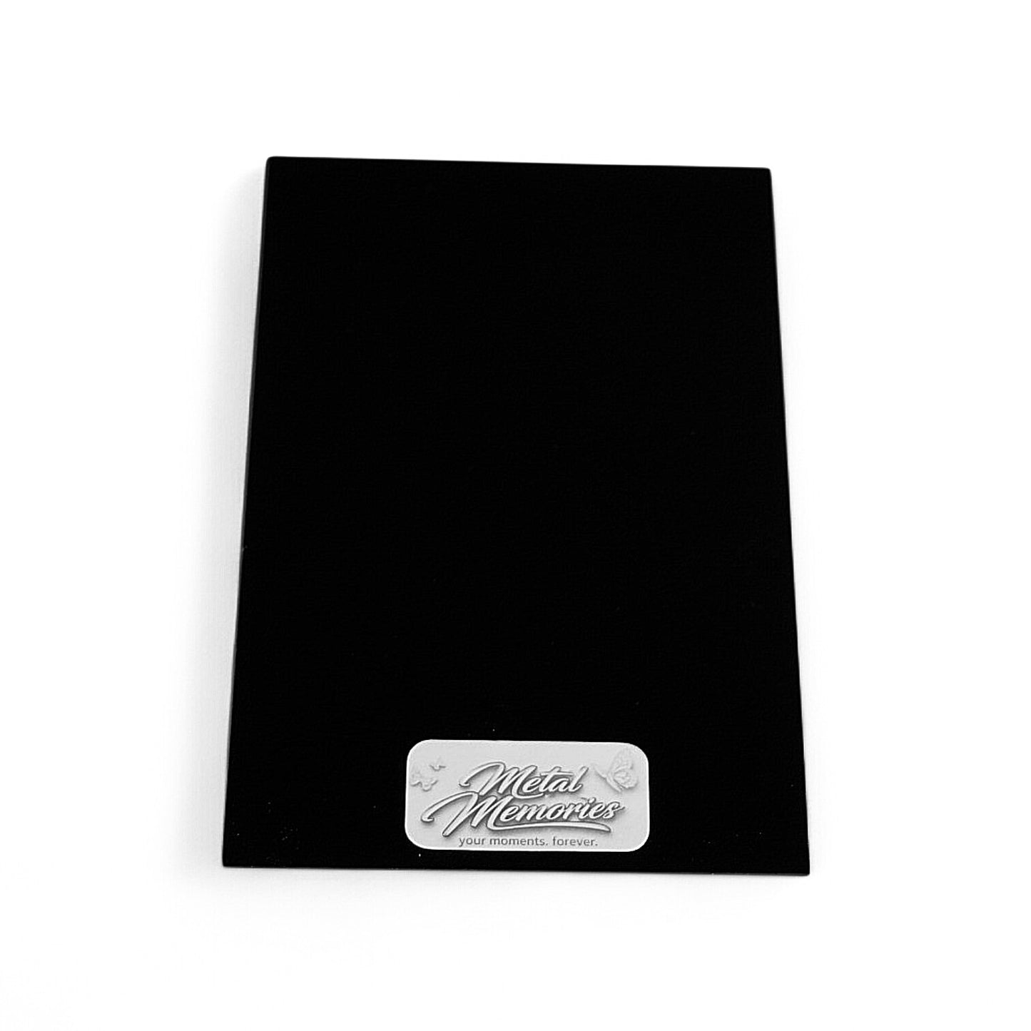 Dein Foto auf Metall. 10 × 15 cm mit Atelier-Ständer